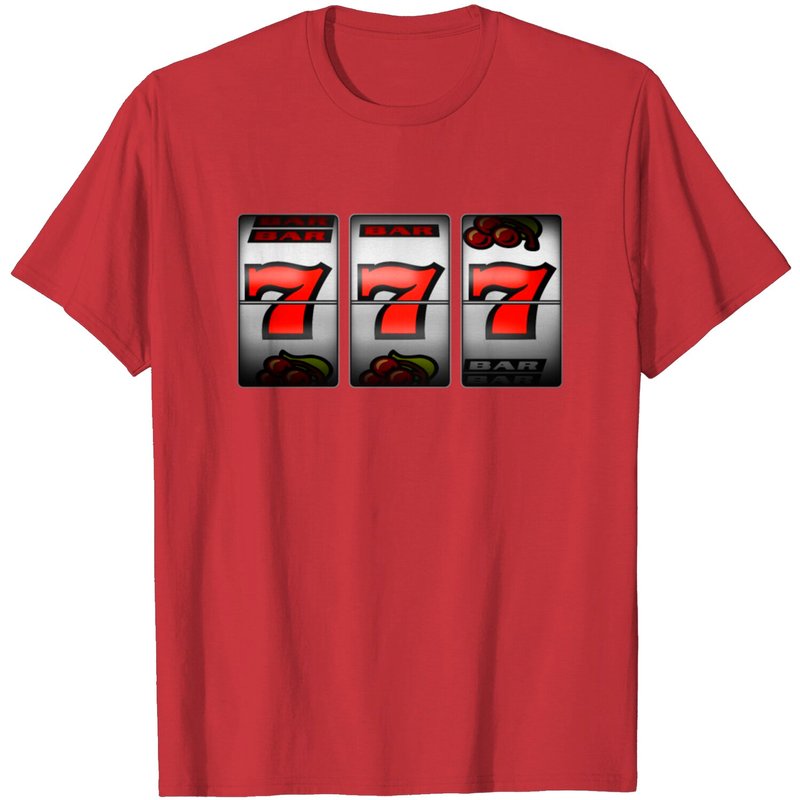T-Shirt Gagnant Jackpot 777 Machine à Sous pour Homme — T-shirts pour hommes