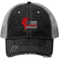 Casquette Trucker Lineman avec Design Drapeau Américain