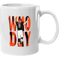 Cincinnati Burrow Who Dey Pullover Mugs — Mugs & Tumblers