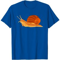T-Shirt Escargot pour Hommes en Noir
