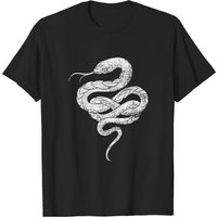 T-shirt en peau de serpent et langue pour hommes