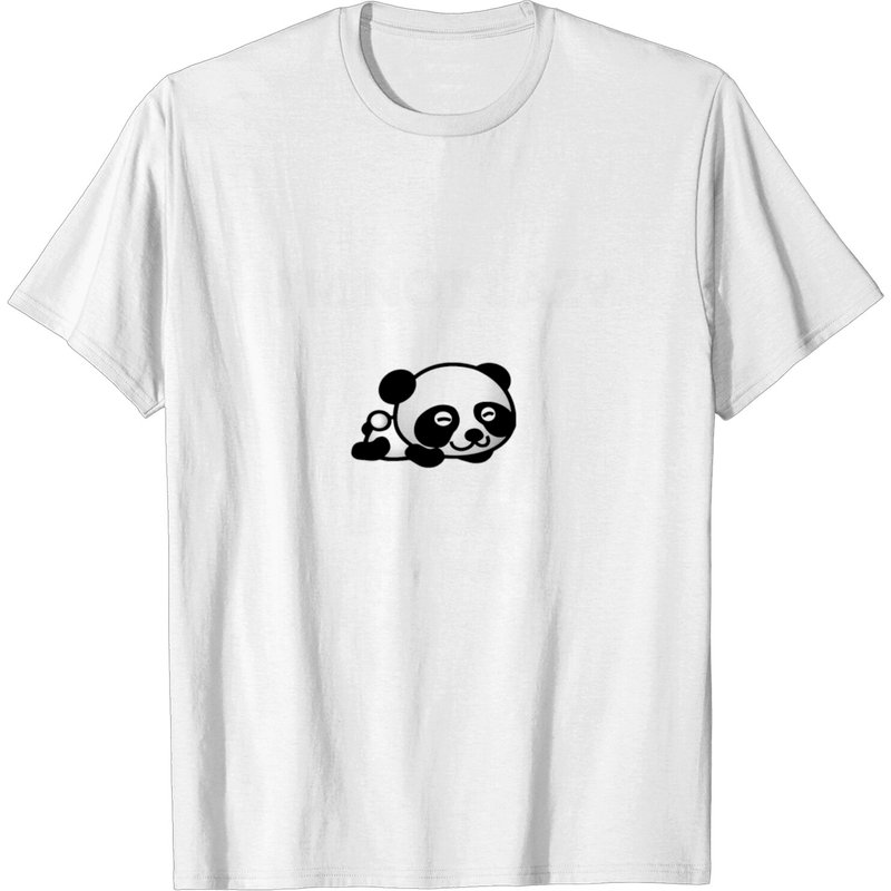 T-Shirt Lazy Panda Bear pour hommes