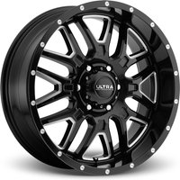 Ultra 203BM Hunter Black Milled Wheels - 20x9 - 5x150 - 18 Offset — Wheels & Rims