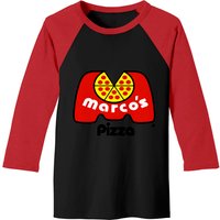 Marco S Pizza Men's Baseball Tees Black/Red — Mens T Shirts