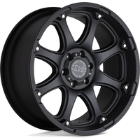 Black Rhino Glamis Matte Black Wheels - 17x9 - 5x127 Bolt Pattern — Wheels & Rims