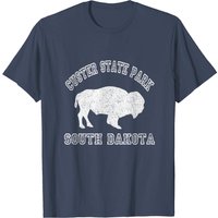 T-Shirt pour hommes Custer State Park South Dakota Buffalo Bison