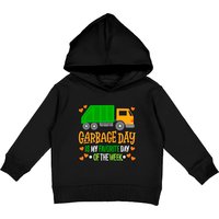 Garbage Truck Garbage Day Kids Pullover Hoodie