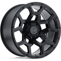 Black Rhino Overland Matte Black Wheels - 17x8 - 5x127 Bolt Pattern