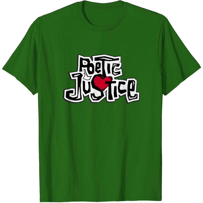 Poetic Justice Men's T-Shirt in Black — Mens T Shirts