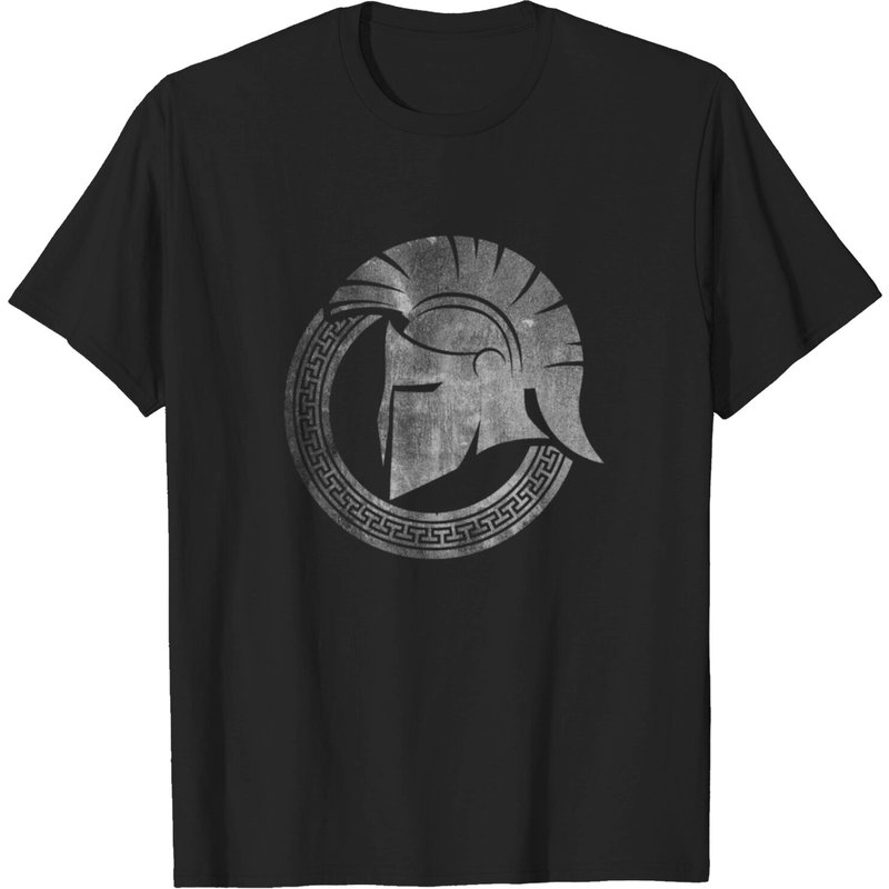 T-Shirt Spartan pour hommes en noir — T-shirts pour hommes