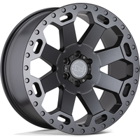 Black Rhino Warlord Matte Gunmetal Wheels - 17x8, 5x127, 30 Offset — Wheels & Rims