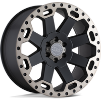 Black Rhino Warlord Matte Black Wheels 17x8 5x114.3 Bolt Pattern — Wheels & Rims
