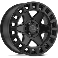 Black Rhino York Matte Black Wheels - 17x8 - 5x114.3 Bolt Pattern — Wheels & Rims