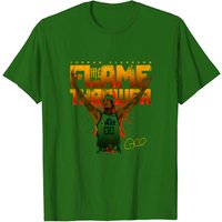 T-shirt pour hommes Jordan Clarkson Flamethrower Utah Jazz