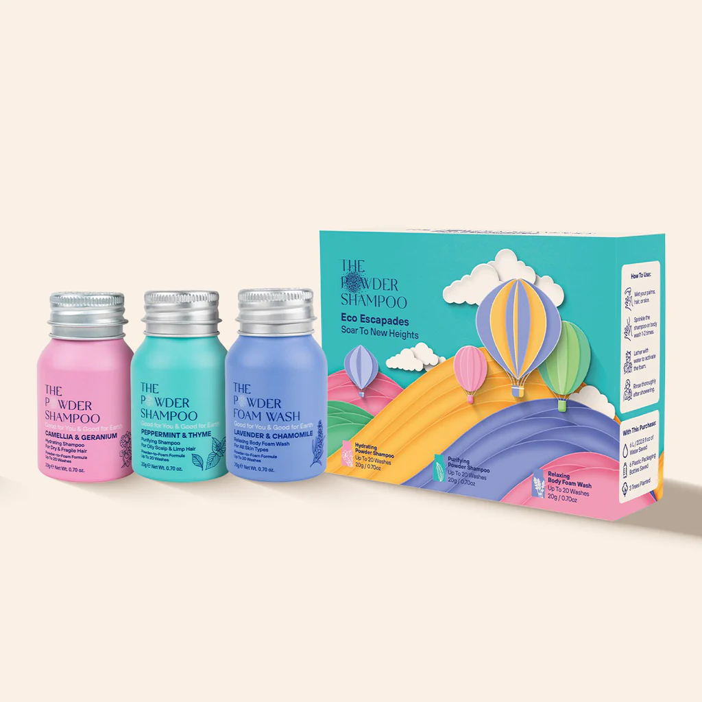 Envolez-vous vers de nouveaux sommets - Eco Escapades — Coffret Cadeau de Bain
