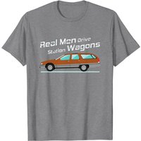T-Shirt Station Wagon Réels Hommes Conduisent des Breaks