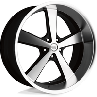 American Racing VN701 Nova Gloss Black Machined Wheels - 20x10 — Wheels & Rims