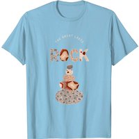 Great Lakes Rock Colored Rock Stack Petoskey Stone T-Shirt for Men