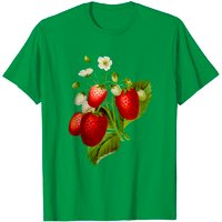 Strawberry T Shirt for Men - Black