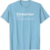 Streamer T Shirt for Men - Black