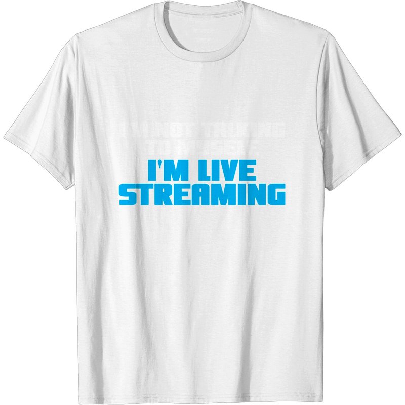 T-shirt Live Streaming Live Streamer pour hommes — T-shirts pour hommes