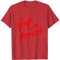 High On Stress Men's T-Shirt in Black
