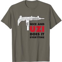 Uzi T Shirt for Men - Solid and Heather Colors — Mens T Shirts