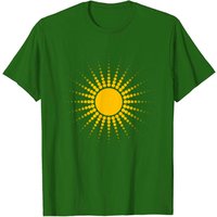 T-shirt Dotted Sun pour hommes en noir — T-shirts pour hommes