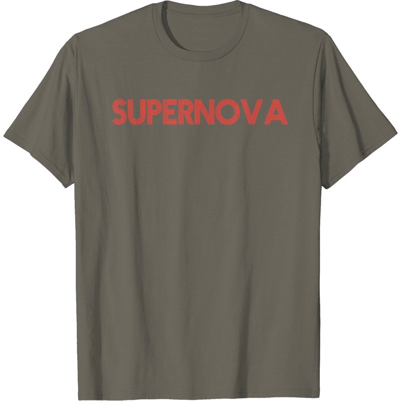T-Shirt Supernova 1 pour Hommes - Noir