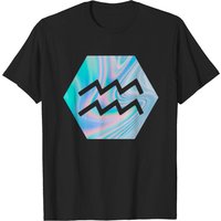 T-shirt Hologramme Symbole du Verseau pour Hommes — T-shirts pour hommes