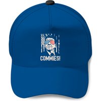 Casquette de baseball Vintage Ronald Reagan avec lunettes et drapeau — Casquette de baseball