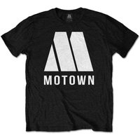 Motown Unisex Tee: M Logo for Men in Black — Mens T Shirts