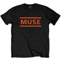 T-shirt unisexe Muse avec logo orange pour hommes — T-shirts pour hommes