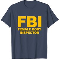 T-shirt Inspecteur de Corps Féminin pour Hommes - FBI Officiel — T-shirts pour hommes