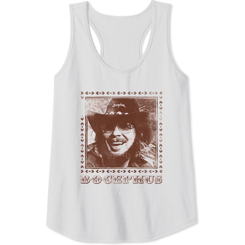 Hank Williams Jr Design Fan Vintage Éclairé Débardeur pour Hommes