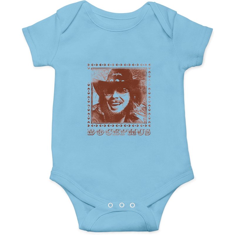 Hank Williams Jr Vintage Faded Style Fan Design Onesie — Baby Onesies