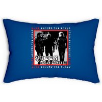 Queen X Adam Lambert Live Around The World Lumbar Pillow