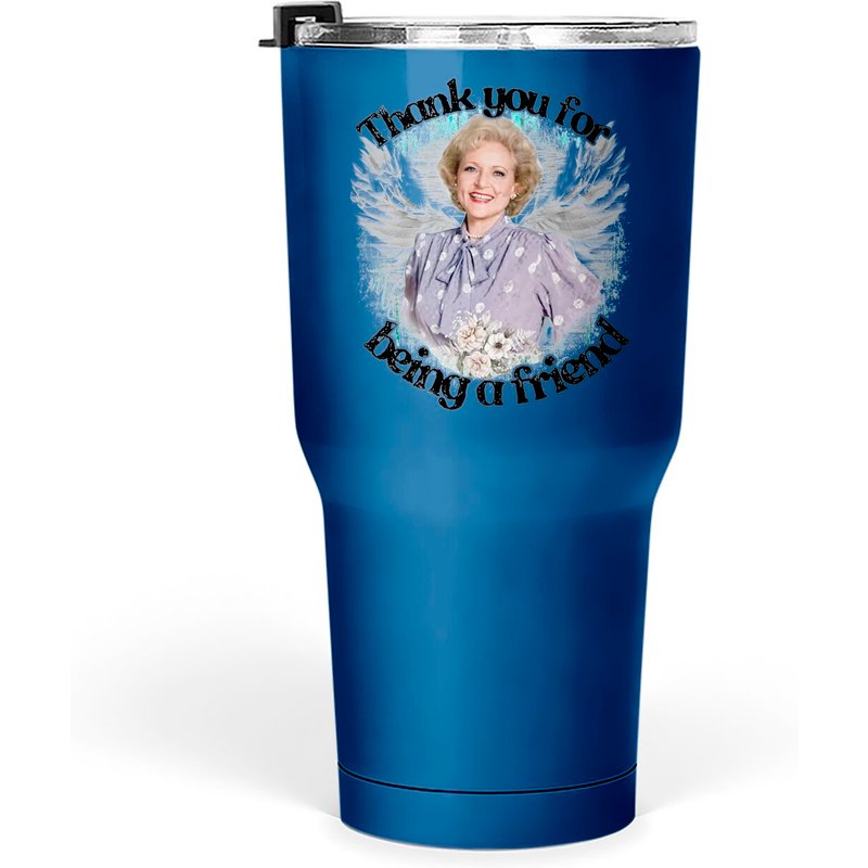 Rip Betty White 1922-2021 Merci D'être Une Amie Tasse 30 Oz — Tasses et gobelets