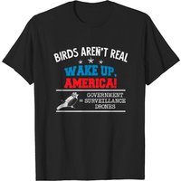 T-shirt Humoristique Oiseaux Ne Sont Pas Réels Théorie du Complot pour Hommes — T-shirts pour hommes