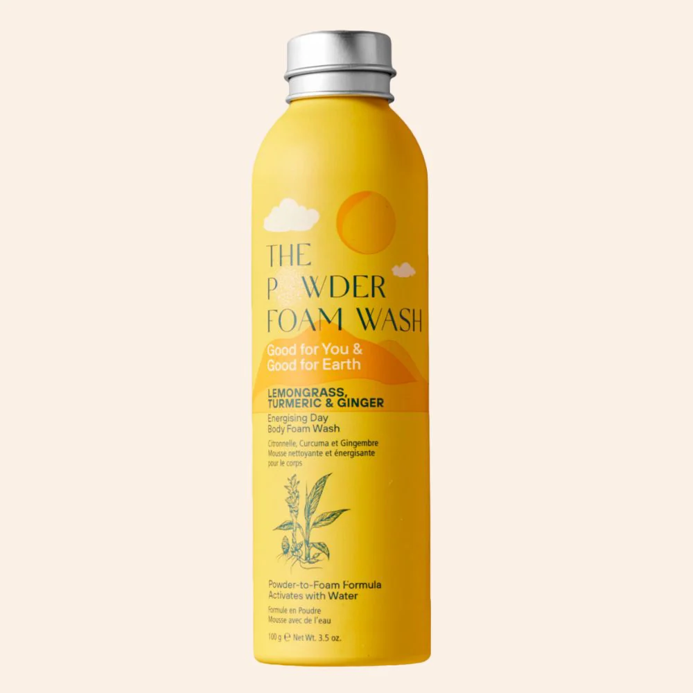 Energising Body Foam Wash For All Skin Types Lemongrass & Turmeric 100g / 3.5oz — Body Wash