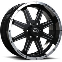 Vision Off Road Cannibal Black Milled Wheels - 20x9 - 6x135 — Wheels & Rims