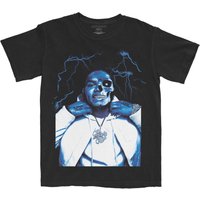 T-shirt unisexe NoCap : Half Skele pour hommes en noir — T-shirts pour hommes