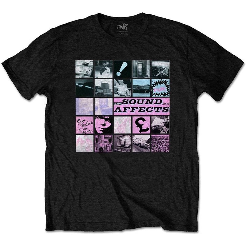 The Jam Unisex T-Shirt: Sound Affects for Men in Black — Mens T Shirts