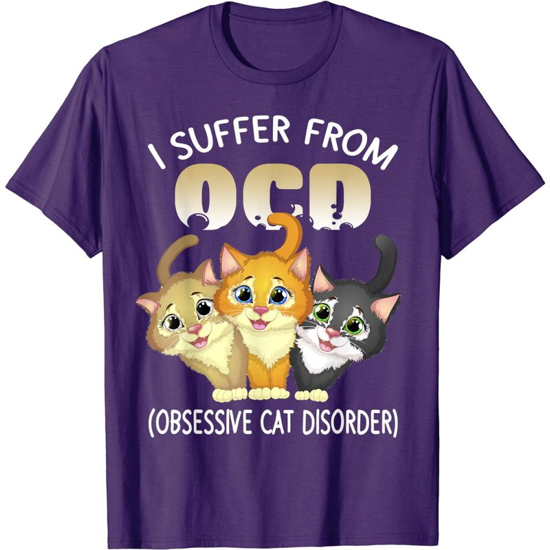 T-shirt pour hommes I Suffer From OCD Obsessive Cat Disorder — T-shirts pour hommes