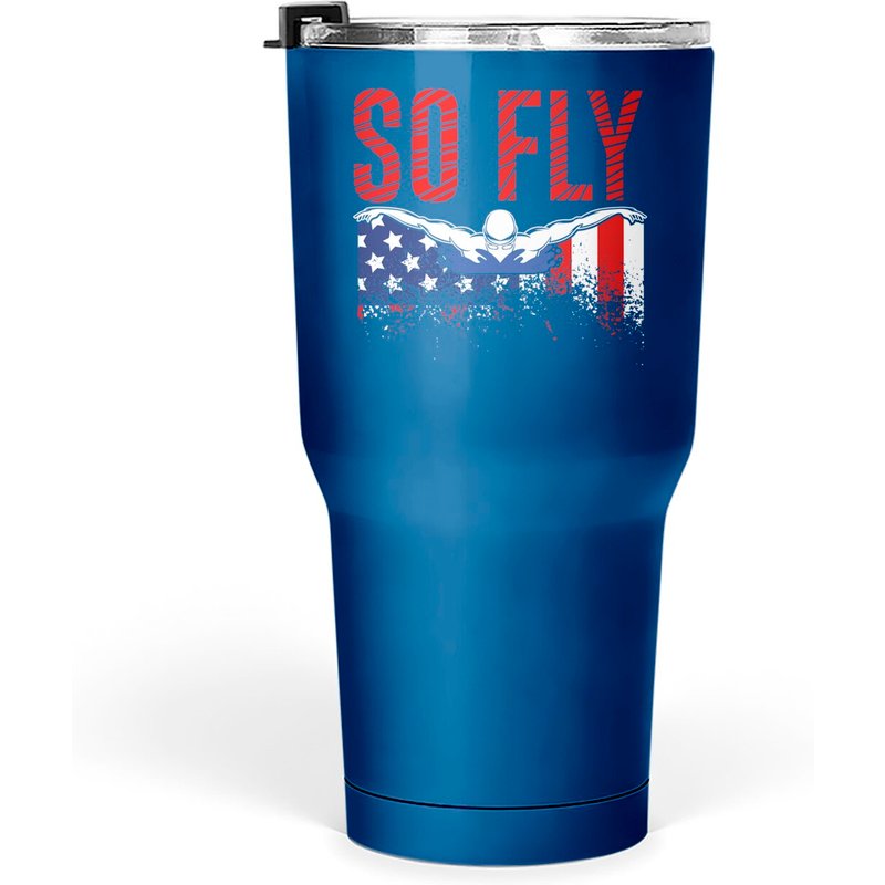 Gobelets Aquatiques So Fly USA Équipe de Natation 30 Oz — Tasses et gobelets