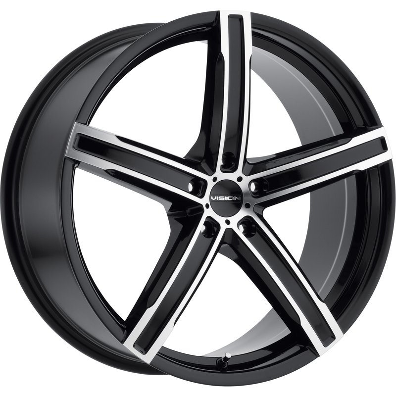 Jante Vision 469 Boost Noir Brillant Usiné - 20x8.5 - 5x120 — Roues et jantes