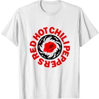 T-shirt unisexe Red Hot Chili Peppers : Rose Bssm Circle — T-shirts pour hommes
