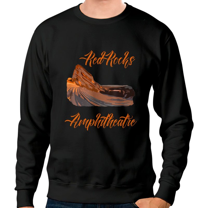 Sweatshirt Unisexe Red Rocks Amphitheatre Colorado — Sweats à capuche pour hommes