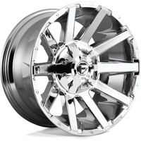 Roues Fuel D614 Contra Chrome - 20x10 - Motif de boulon 8x170
