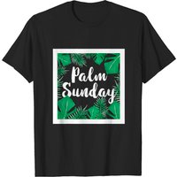 T-shirt chrétien Dimanche des Rameaux pour hommes - Noir — T-shirts pour hommes